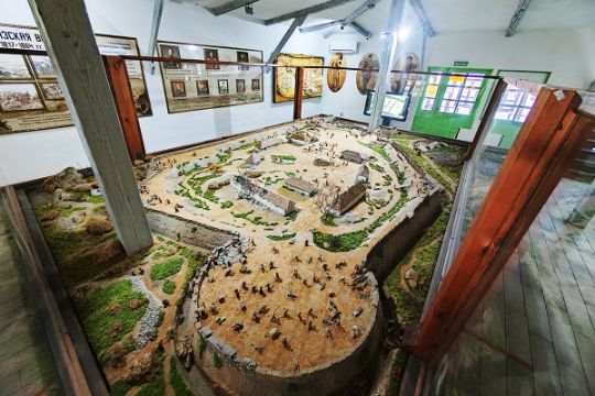 Макет Михайловского укрепления